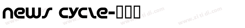 News Cycle字体转换